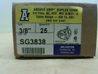 Arlington Industries SG3838 3/8" Saddle Grip Duplex Connector ( - New In Box