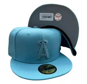 New Era Los Angeles Anaheim Angels COLOR PACK 59FIFTY Fitted Hat Cap Size 7 3/4 - Picture 1 of 6