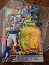 2022 Panini Playbook Michael Pittman Jr - On The Fly  - Case Hit SSP