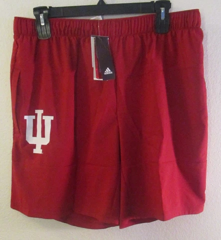 NWT Adidas Indiana Hoosiers Mens Game Mode Woven Shorts 2XL Victory Red MSRP$50 Cover