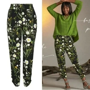 CABI Chi Chi Trouser Black Multicolor Floral Sz S #4259 NWOT - Picture 1 of 21