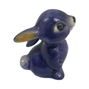 Goebel West Germany Disney Thumper Bunny Rabbit Figurine 2.5" PURPLE RARE - Picture 1 of 8