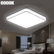 MODERN LED CEILING LIGHT SQUARE PANEL DOWN LIGHTS BATHROOM KITCHEN BEDROOM LAMP