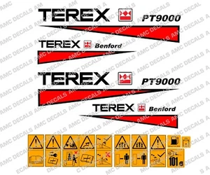 Terex Benford PT9000 Dumper Aufkleber - Bild 1 von 1