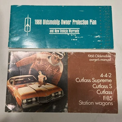 Oldsmobile 442 Cutlass F-85 1968 vagón manual del propietario guía del usuario libro del operador + Foto 1 de 4