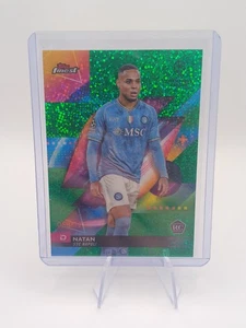 2023-24 Topps Finest UEFA Club Competitions Natan Green Sparkle (RC) /125 Napoli - Bild 1 von 2
