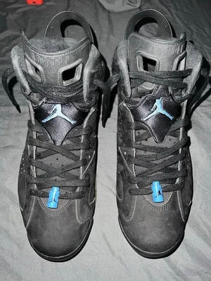 Nike Air Jordan 6 para hombre talla 13 UNC negro/azul 2017 384664-006 Foto 1 de 4