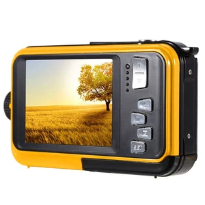 HD 2.7K Unterwasserkamera, 48MP, Dual-Screen, 16x Zoom, Schnorchel-Video - Bild 1 von 13