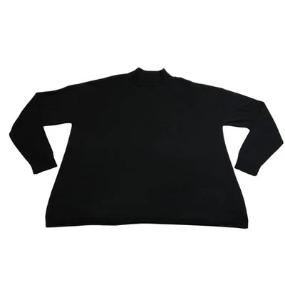 Uniqlo насмешливый шеи 100% шерсти свитер размер XL легкий слоев минималистский повседневный - Изображение 1 из 4