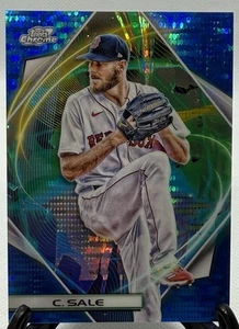 2022 Topps Cosmic Chrome Chris Sale #198 Blue Moon Refractor Boston Red Sox’s - Picture 1 of 3