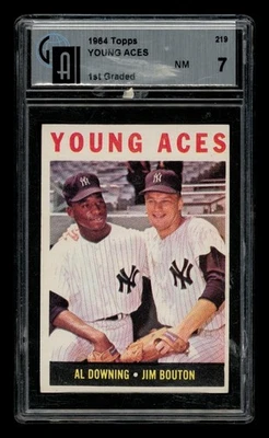 1964 Topps Set-Break #219 Young Aces GAI 7 casi nuevo Foto 1 de 3