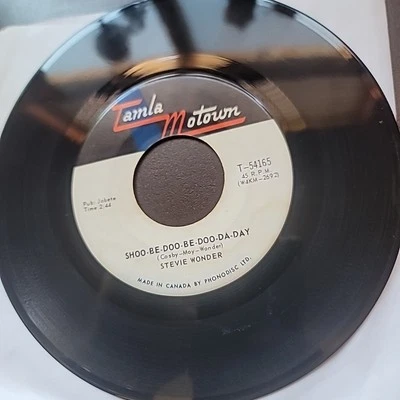 Stevie Wonder – Shoo-Be-Doo-Be-Doo-Da-Day 45 Tamla Motown Canada Import Foto 1 de 2