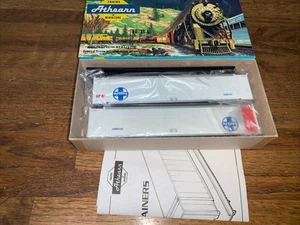 ATHEARN HO Scale Kit#5706 SANTA FE 48’ Containers BOX OF 2 - NOS - Picture 1 of 3