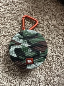 JBL Clip 2 Altoparlante Portatile Mimetico con Moschettone Arancione Testato/Funzionante - Foto 1 di 1