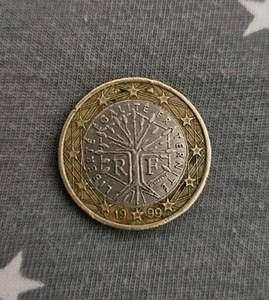 Frankreich: 1 Euro Münze von 1999 - Liberte Egalite Fraternite - sehr selten - Bild 1 von 1