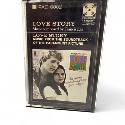 Love Story Movie Soundtrack Cassette Music by Francis Lai Paramount Records Foto 1 de 3