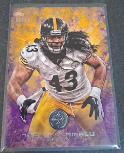 Topps Inception Troy Polamalu #01/95 2013 primera eBay 1/1 sujetalibros SP Steelers - Imagen 1 de 3