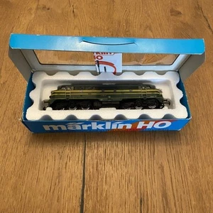 MÄRKLIN 3066 série 204 008 Nohab SNCB vert/jaune Boîte d'origine - Picture 1 of 6