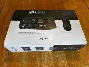 RME ADI-2 Pro FS R 2 Black Edition USB DAC AD/DA Pre Converter & Audio Interface - Picture 1 of 19