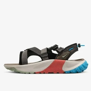 Nike Oneonta Sandale schwarz/Kopfsteinpflaster/Laserblau Herren Nike Schlappen Größe 10 neu im Karton - Bild 1 von 4