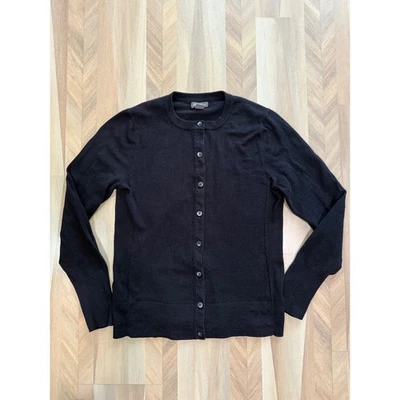 Eddie Bauer Black Button Front Cardigan Sweater Women Size S - Image 1 of 4