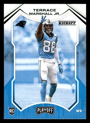 Terrace Marshall Jr. 2021 Panini Playoff #220 Carolina Panthers - Image 1 of 2