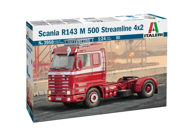 SCANIA R 143 M 500 STREAMLINE 4x2 KIT 1 24 Italeri Kit Camion Modellino Nuovo