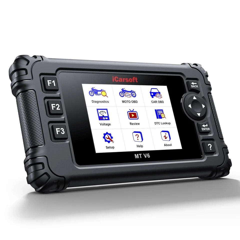 iCarsoft MT V6 für Harley Davidson Diagnosegerät OBD Scanner inkl. Adapter