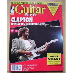 ERIC CLAPTON GUITAR PLAYER MAGAZINE AUGUST 1988 - ERIC CLAPTON COVER With more i - Picture 1 of 1