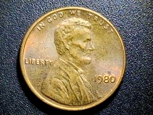 💥1980 Lincoln Penny 1C DDO FS-101 RED, DDO ERROR CENT💥 - Picture 1 of 12