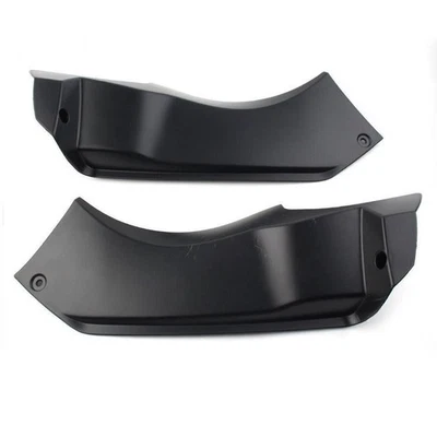 Left Right Gas Tank Side Fairing For KAWASAKI NINJA ZX6R ZX 6R 2003 2004 Black - Image 1 of 3