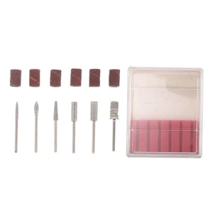 6pcs Manicure Pedicure Nail Bits Set with Sanding Bands for Electric - Picture 1 of 12