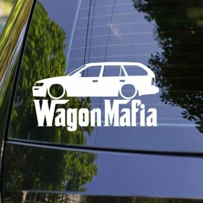 Adesivo adesivo rebaixado WAGON MAFIA para Toyota Corolla AE102 Wagon E100 1992-1998 - Imagem 1 de 3