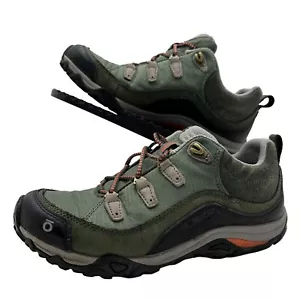 Oboz Juniper Damen 7,5 Wanderschuhe Sneaker niedrig grün wasserdicht Trail Trekking - Bild 1 von 10
