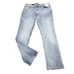 Cat and Jack Boys Stretch Skinny Fit Jeans w Pockets Size 16 Husky Medium Blue - Picture 1 of 12