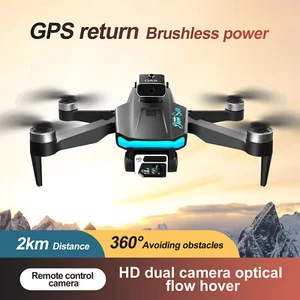 Drones with Camera Follow Me Mode Long Flight Time Auto Return, RC Quadcopter - Picture 1 of 21