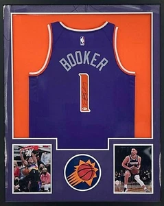 Phoenix Suns Devin Booker Signed Jersey Framed Beckett Authenticated - Picture 1 of 4