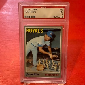 1970 Topps Juan Rios #89 *Royals* PSA 7 NM