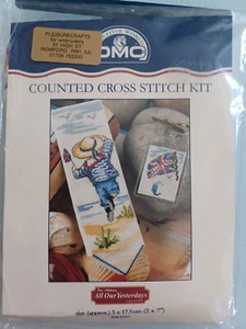 NEW, DMC, ALL OUR YESTERDAYS, CROSS STITCH BOOKMARK AND KEYRING SET - NO FISHING - Picture 1 of 2