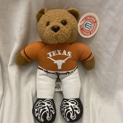 Toy Factory Texas Longhorn Teddy Bear Plush Stuffed Animal Licensed College Prod Cover