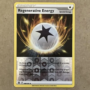 JCC Pokémon Energía Regenerativa - Tempestad Plateada 168/195 Holograma Inverso - Imagen 1 de 2
