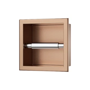 Unterputz Wandnische WC Toilettenpapierhalter WALL BOX PAPER 1 Kupfer - Bild 1 von 3
