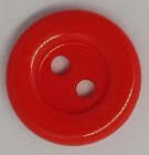 Carsini Italian Shiny Plastic Buttons x 10pcs 2 HOLE 15mm- Cardigan