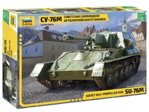 Zvezda 3662 WWII pistola semovente sovietica SU-76M modello scala 1:35 NUOVA SCATOLA - Foto 1 di 7