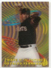 OSVALDO FERNANDEZ 1996 Flair Wave of the Future #9 San Francisco Giants