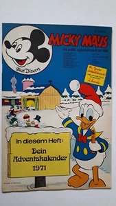 Micky Mouse n.o 48 del 27.11.1971 con esquina de cupón MMK, álbum olímpico - EXCELENTE Z1 - Imagen 1 de 4