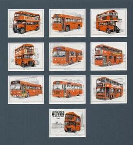LONDON'S BUSSE (NACHKRIEG) Sammler Karten Set - Routemaster AEC Leyland Bristol - Bild 1 von 1