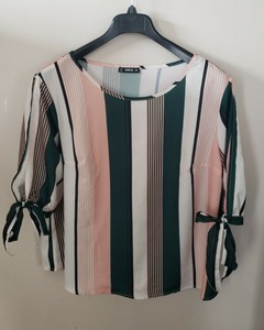 Las mejores ofertas en Blusa de Rayas SheIn para De mujer | eBay