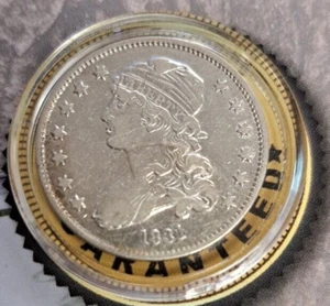 1831 25c Capped Bust Quarter "RARE" CS-52 - Picture 1 of 2