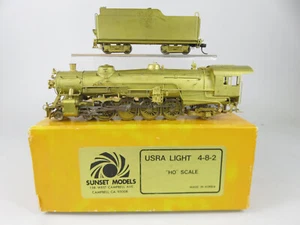 Sunset Brass HO Scale USRA Light 4-8-2 Mountain Type Steam Locomotive - Picture 1 of 12
